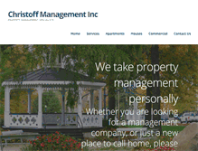 Tablet Screenshot of christoffmanagementinc.com